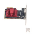 2.5G PCIe Network Adapter RJ45 Interface PCI Express Gigabit Ethernet Card Professional Aluminium Alloy for Desktop Computer. 
