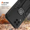 lthmy for Samsung Galaxy M33 5G Case Dual Layer Soft TPU Hard PC Back Stand Cover. 