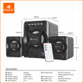 Kisonli BU2500BT Subwoofer Speaker System (Bluetooth Service). 