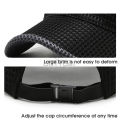 Outtobe Men's Baseball Cap Summer Baseball Hat Golf Short Brim Hat Thin Breathable Fashion Cap Sun Mesh Big Head Circumference Peaked Cap. 