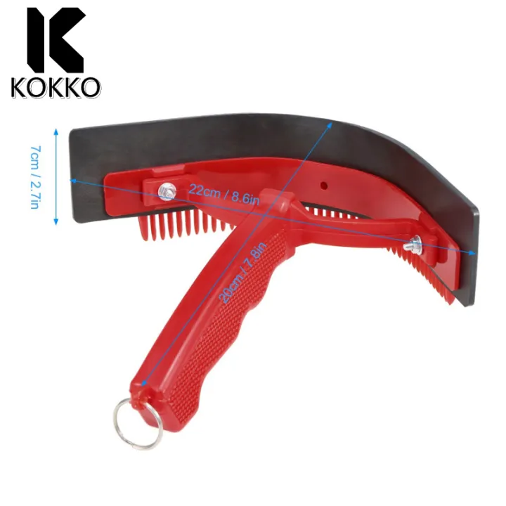 KOKKO Horse Sweat Scraper, Bathing Water Scraper Sweat Scraper Comb With Ergonomic Anti-skid Grip Grooming Tool For Horse Supplies