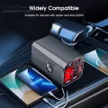 Geepact Car Inverter 200W Peak Power Multifunctional Automotive 12V/24V to DC 110V/220V Inverters 3 USB 1 QC3.0 Fast Charging Ports Adapter Inverter Digital Display Cigarette Lighter Car Truck Universal. 