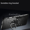 For Tecno Spark 10C Case Shockproof Armor Stand with Holder Car Ring Back Cover Casing hp For Tecno Spark 10C Screen Protector Glass film. 