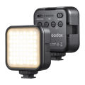 Godox LITEMONS LED6Bi Bi-color Temperature LED Video Light Recharge-able Mini Fill-in Light 3200K-6500K Dimmable Support Magne-tic Adsorption with 3 Cold Shoe Mounts for Vlog Live Streaming Product Photography. 