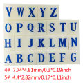Paper Letter Stamp Digital Number Symbol Seal Chapter Combination Ink Print. 