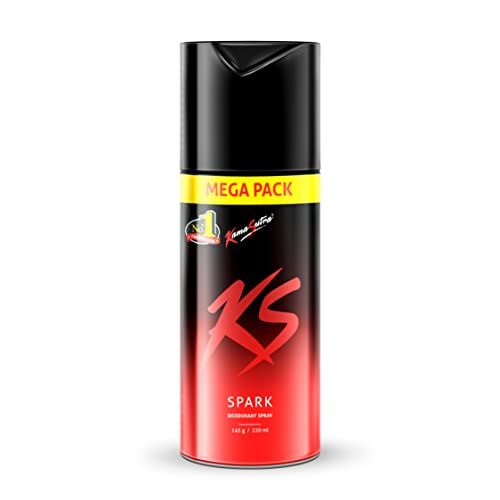 KamaSutra Spark Deodorant Spray for Men, 145g/220ml(FROM INDIA)