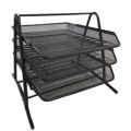 Wire Mesh Document Tray 3 Tier. 