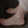 Women Fashion Thin Snake Bone Bling Chain Anklet / Adjustable Metal Bracelet Simple Design Fine Jewelry Wedding Party Gift. 