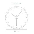 Portable Acrylic Wall Clock Silent Non Ticking  Operated Round Clock. 