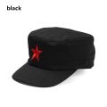Uniis Classic Red Star Army Hat Adjustable Cotton Sun Hats Casual Sports Plain Cap Outdoor Casual Caps Flat Top Hats. 