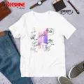 BTS Signatures Printed T- shirt for Woman (Wet look). 