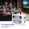 DVB-T Finder Digital TV Antenna Signal Strength Meter White. 