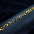 Gold plated 06MM Plain Link Bracelet for Ladies gift items for girls. 