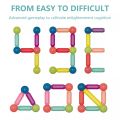 Magnet Sticks Toys Montessori Magnetic Building Blocks DIY PuzzMagnet Sticks Toys Montessori Toys Magnetic Building Blocks DIY Puzzle Early Childhood Education Tle Early Childhood Education Toys Children Gifts Nursery Toy Learning Toy- 25pcs Magnet Sticks. 