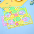 1 multi-functional puzzle ruler et art drawing tool. 