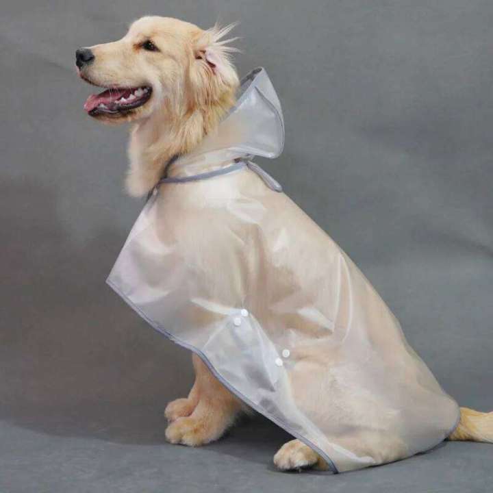 ChongtapetPet Cape Puppy Raincoat Dog Golden Retriever Clothes Large ...