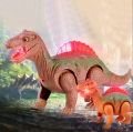 Electric Walking Dinosaur Toys Glowing Dinosaurs with Sound Animals Model for Kids Children Interactive Gift. 