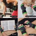 Outdoor Sports Adult Weightlifting Fitness Wrist Pressurized Breathable Palm Guard Knitted Hand Guard Wristband Wrist Protector Palm Guard. 