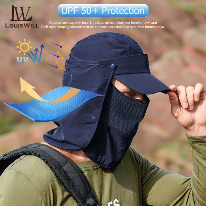 LouisWill%20Summer%20Sun%20Hat%20Protection%20Cap%20Hat%20360%C2%B0Outdoor%20Sport%20Camping%20Fishing%20Hat%20Wide%20Brim%20Hats%20Full%20Face%20Shield%20Protective%20Hats%20With%20Removable%20Neck%20Face%20Flap%20Cover%20UPF%2050+%20Cap%20for%20Men%20and%20Women%20-%20Image%203