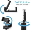 Airplane Mobile Phone Holder Travel Portable Phone Mount Flight Seat Desk Selfie Holding 360° Rotating Collapsable Lazy Stands. 