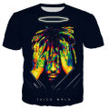 Rapper Juice WRLD T shirts men/women new fashion 3D Juice WRLD printed T-shirt casual Harajuku style streetwear tops tees. 