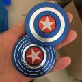 I Love Daddy&Mummy Captain America Fidget Spinner Shield Spinner Bearing Metal Fidget Red Spinner StresS Reliever Autism ADHD EDC Toys. 