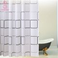 Waterproof Shower Curtain PEVA Fabric Bathroom Home Hotel Bath Drape With Hooks. 