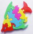 Fish Puzzle for Kids toddlers. 