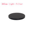 18mm 21.8mm 20mm 28mm 41.5mm Zwb2 365nm Ultraviolet Filter Lens Black Glass For C8 C12 501b 502b C26 Penetrate 365nm. 