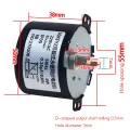 LKPCIGCXM 50KTYZ Permanent Magnet Synchronous Motor CW/CCW Low-Speed High-Torque Motor AC 220V 6-10W Miniature (30 RPM). 