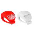 2 LEDs Light Set Silicone Flash Headlight Waterproof Silicone Leds Bicycle Bike Handlebar Mountain Bike Motorbike Motorbike. 