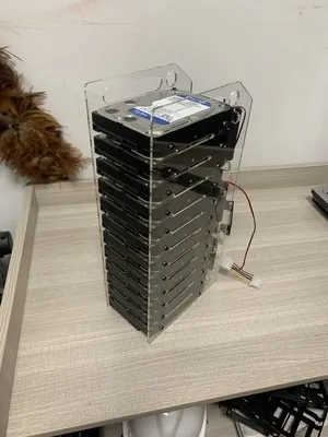 Diy%203.5inch%20Hard%20Drive%20Bracket%20Hdd%20Bracket%20Hard%20Disk%20Shelf%20Transparent%20Hard%20Drive%20Cage%20Nas%20Sever%20Bracket%20-%20Image%206
