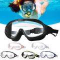 Flat Light Swimming Goggles Anti-fog Snorkeling Diving Swim Eyewear Waterproof Big Frame Glasses Men Women Swimming Accessories. 