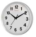 SOLACE (5731 Quartz Glass Abstract White Wall Clock (11 Inch). 