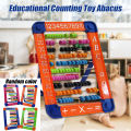 Educational Counting Toy Math Numbers Counting Beads Learning Abacus Toy. 