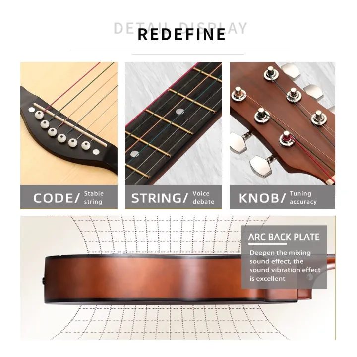 40''%20Kabat%20Standard%20Size%20Acoustic%20Box%20Guitar%20-%20Black%20Color%20Handmade%20Super%20Tone%20Acoustic%20Box%20Guitar%20-%20Image%203