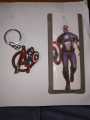 Marvel avengers captain america key chain. 