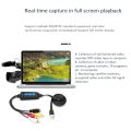 USB 2.0 Video Capture Card Single Channel USB Capture Card AV Capture Device Drive-Free Digital Converter. 