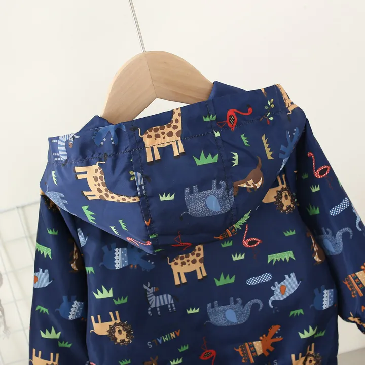 Spring%20And%20Autumn%20New%20Boys'%20Baby%20Long%20Sleeve%20Coat%20Animal%20Print%20Infant%20Hooded%20Coat%20Windproof%20Girl%20Children'S%20Clothing%20(3-24%20Months)%20-%20Image%204