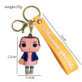 Animation Toys Stranger Things Keychain Thriller Movie Ornament Creative Key Chain for Car Backpack Pendant Kids Birthday Gift. 