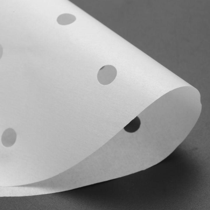 300Pcs%20Air%20Fryer%20Liners,%209Inch%20Bamboo%20Steamer%20Liners,%20Premium%20Perforated%20Parchment%20Steaming%20Papers,Non-Stick%20Steamer%20Mat%20-%20Image%207