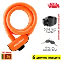 ROCKBROS Bicycle Lock 1.2m Portable Anti-theft Cycle Lock MTB Road Cycling Cable Lock Motorcycle Vehicle Electric Bicycle Accessories. 