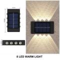 Outdoor Decoration Courtyard Garden Home Light Solar Waterproof Outdoor Wall Light Solar UP & Down Lighting Sunlight. 