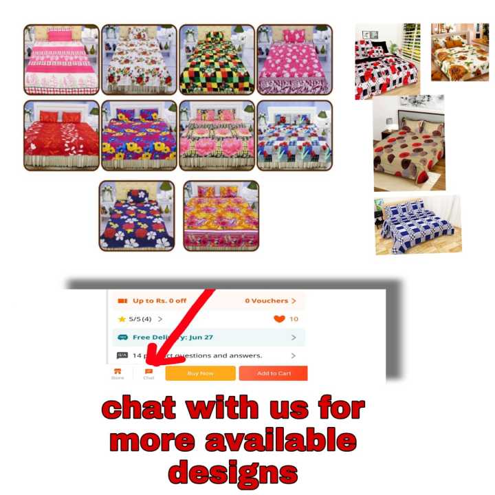 Bed%20Sheet%20with%202%20pillow%20covers%20cotton%20(6%C3%977.5)%2070%C3%9790cm%20full%20size%20-%20Image%202