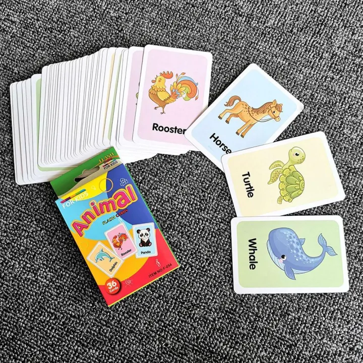36PCS%20Children%20Cognition%20Cards%20Multi-style%20Cartoon%20Shape%20Animal%20Colour%20Learning%20FlashCards%20Kids%20Education%20Materials%20Learning%20Toy%20-%20Image%205