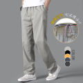 Buy One Get One Free Summer Casual Pants Men Washed Cargo Pants 2 Striped plus Size Straight Loose Solid Color Trousers. 