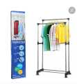 sweetmall Composite Portable Multifunctional Stainless Steel Cloth Hanger Dryer Stand. 