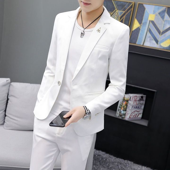 Suit%20Suit%20Men's%20Korean-Style%20Solid%20Color%20Handsome%20Two-Piece%20Suit%20Student%20Casual%20All-Match%20Suit%20Jacket%20Business%20Clothing%20Dress%20-%20Image%203