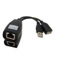 USB Cat5 Cat5e 6 RJ45 LAN Extension Adapter Cable RJ45 Adapter Set. 