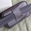 (New) cow leather belt phone bag unique purse waist bag for men waist pack leather purses and bags hang purse purse. 